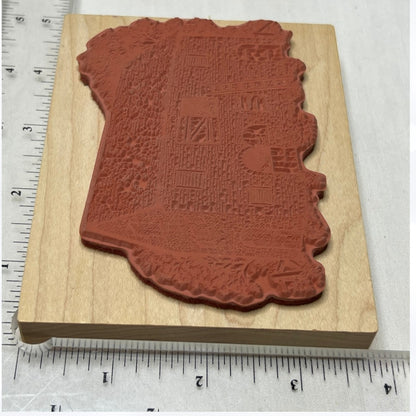 PSX Heirloom Collection COTTAGE Cabin Houses Rubber Stamps Lot of 5