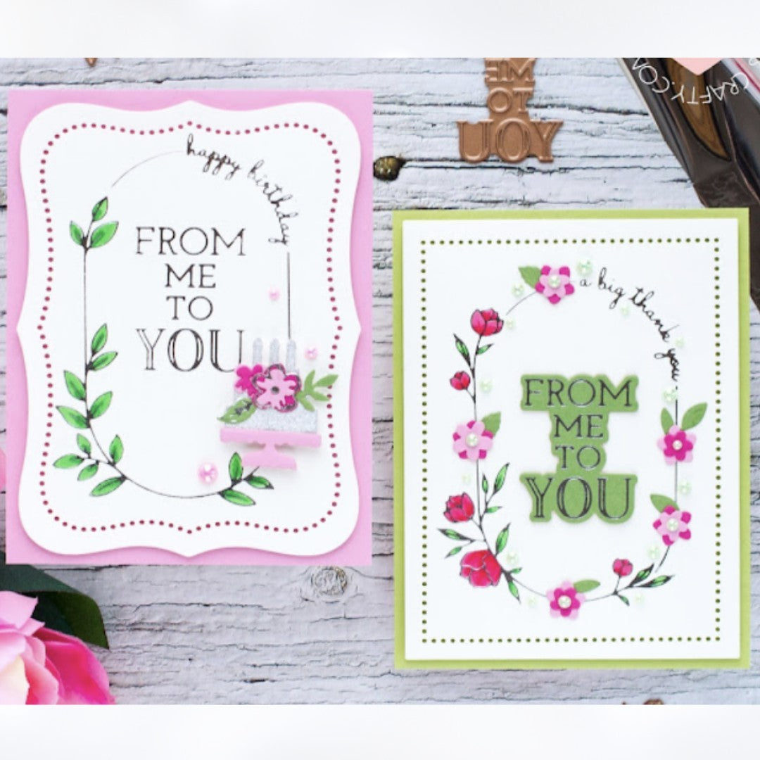 Spellbinders EGGSTRA SPECIAL Mix & Match Easter Flowers Hot Foil Glimmer Plates