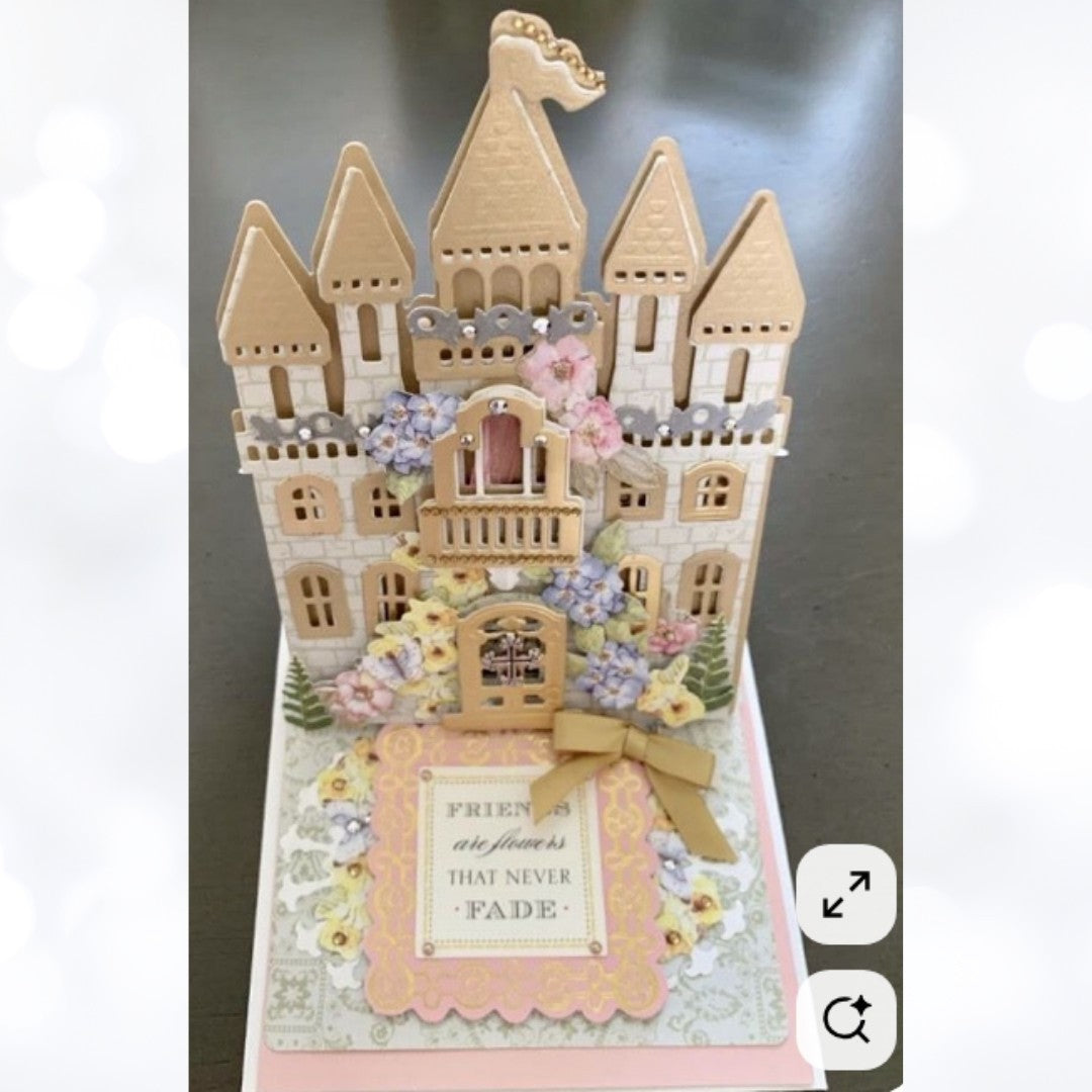 Anna Griffin CASTLE EASEL Fairy Tale Princess Dies