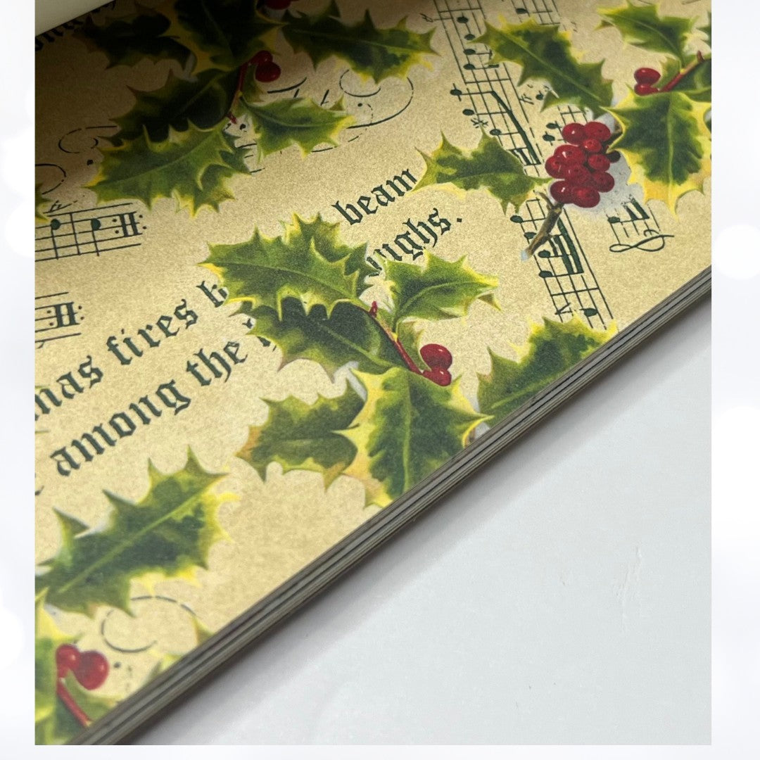 Paper Studio COZY CHRISTMAS Seasons Greetings Paper Cardstock 12x12 Lot