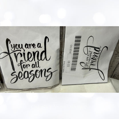 Rubbernecker FRIENDS Friendship Sentiments Greetings Rubber Stamps Lot of 7