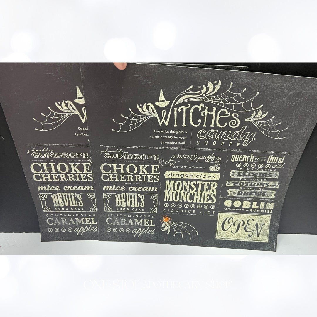 Stampin Up WITCHES BREW Frightful Sight 12x12 Halloween Cardstock DSP Paper Lot