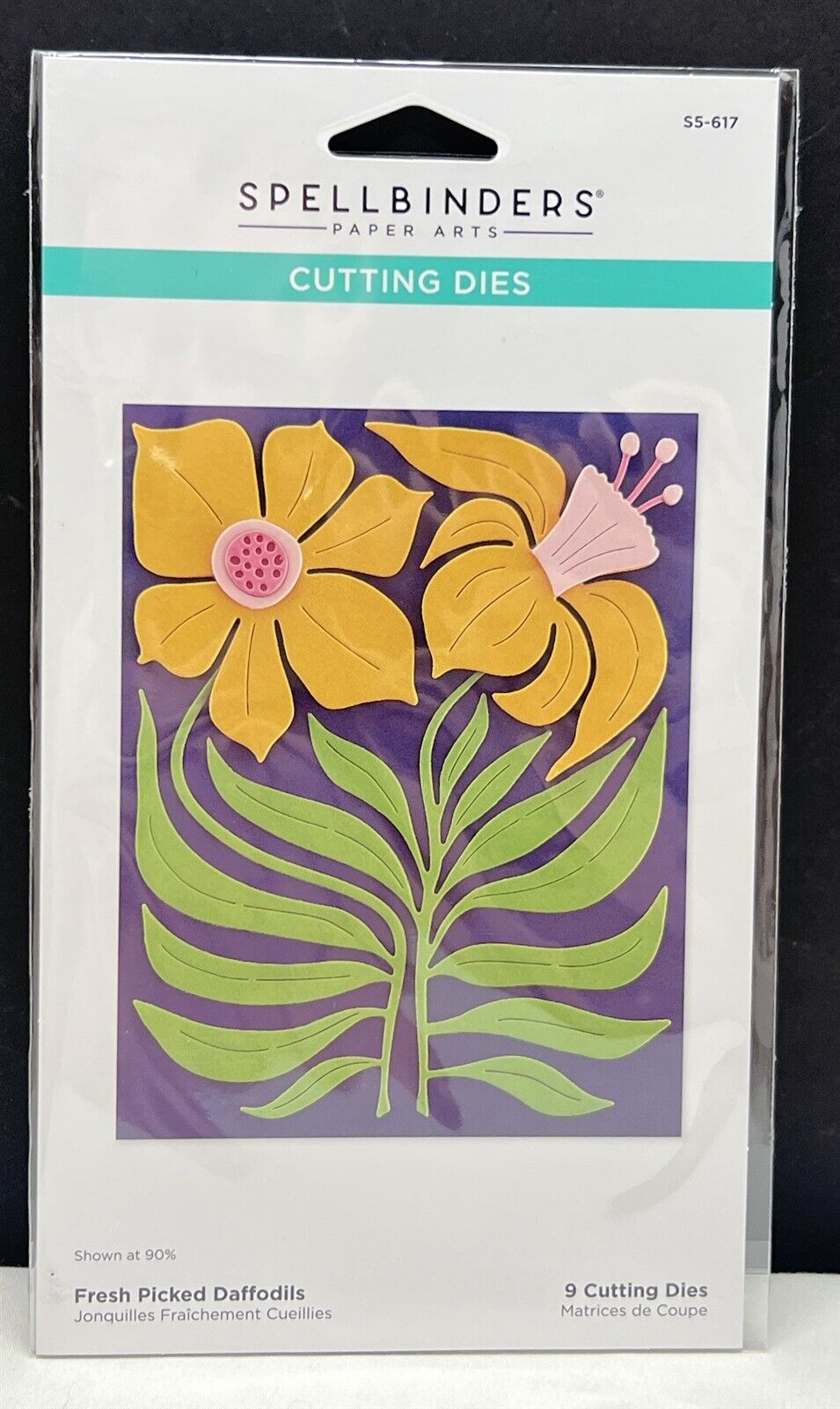 Spellbinders FRESH PICKED DAFFODILS Floral Flowers Spring Dies 