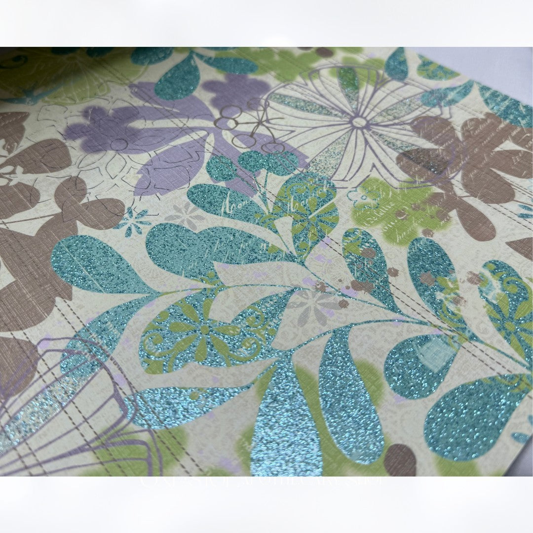K & Company COTTAGE GARDEN Floral Dreams 12x12 Scrapbook Cardstock Paper Lot