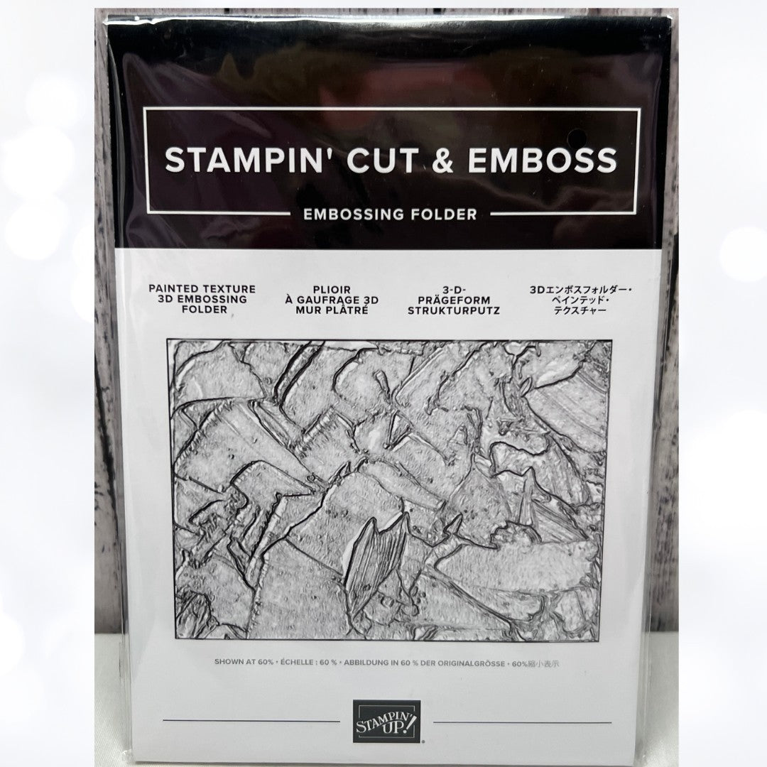 Stampin Up PAINTED TEXTURE 3D Embossing Folder