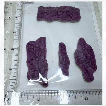 Our Daily Bread HEALING PRAYERS Get Well Soon Religious Rubber Stamps