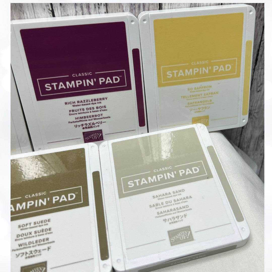 Stampin Up INK PADS Foam Stamp Pads Lot of 7