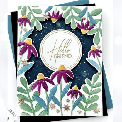 Taylored Expressions SUMMER NIGHTS Wildflowers Layering Stencils & Dies