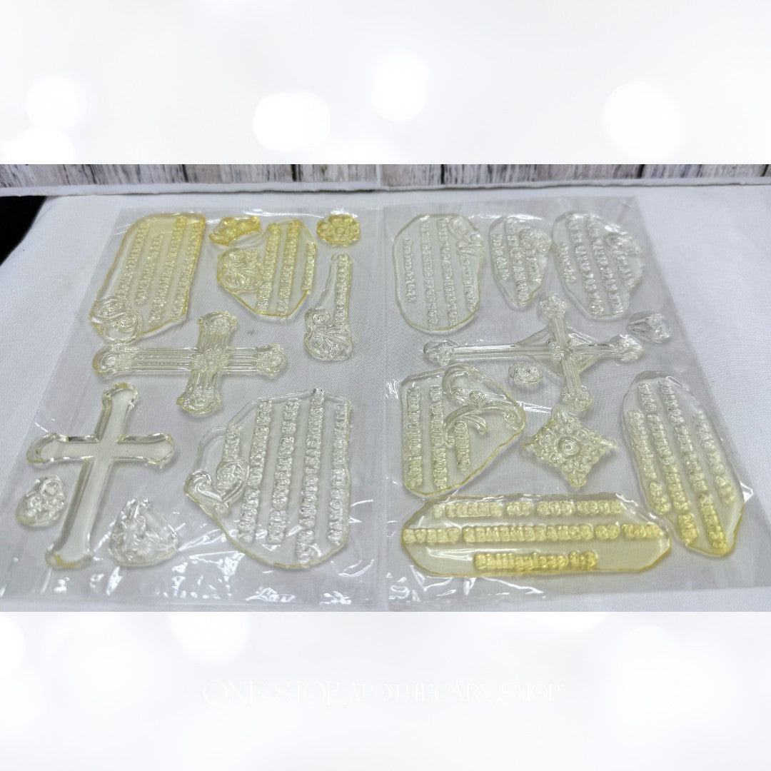 Papertrey Ink EVERYDAY BLESSINGS Cross Religious Bible Verses Rubber Stamps