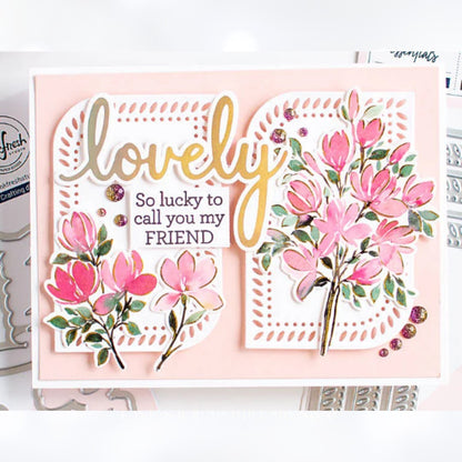 Pinkfresh Studio ROUNDED & BRAIDED RECTANGLES Frames Dies