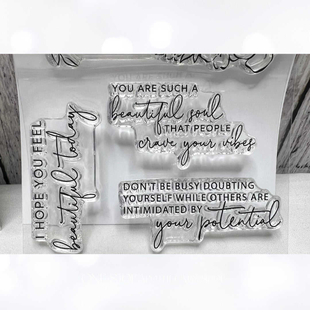 Pinkfresh Studio ANEMONE MAGIC Flowers Rubber Stamps Dies Stencils
