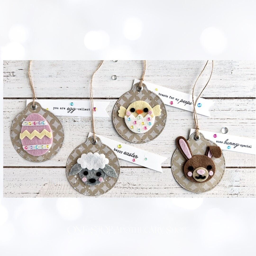Taylored Expressions CRITTER CLIPS EASTER Bunny Chick Eggs Dies