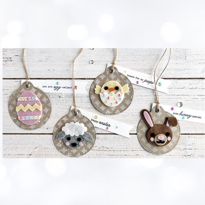 Taylored Expressions CRITTER CLIPS EASTER Bunny Chick Eggs Dies