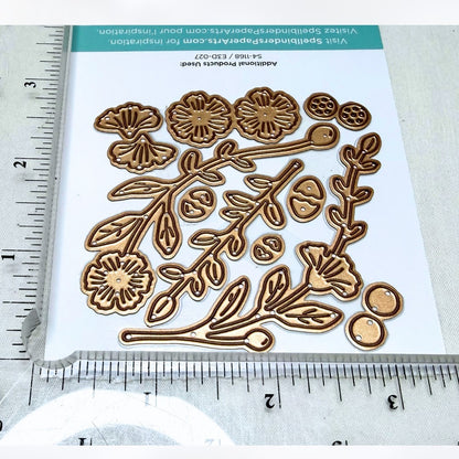 Spellbinders LITTLE CHICKADEE Birdie Wreath Builder Birds Dies Lot of 3