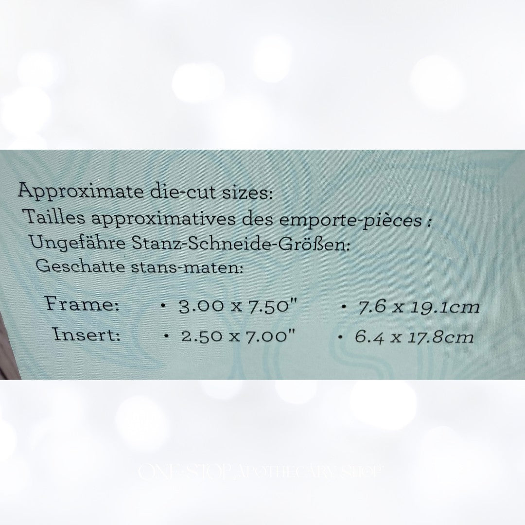 Spellbinders ROMANTIC ROSE Quatrefoil Panel Dies