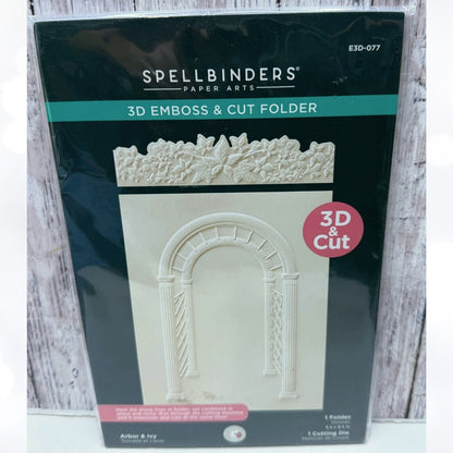Spellbinders ARBOR & IVY 3D Embossing Folder Cut Die