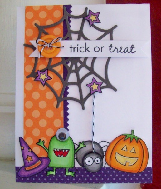 Papertrey Ink EVERYDAY TREATS Tiny Halloween Food Labels Rubber Stamps