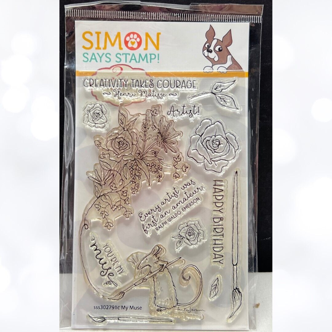 Simon Says Stamp Colorado Craft STAMPTEMBER My Muse Mouse Mice Rubber Stamps