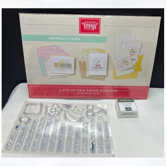 Stampin Up LOTS OF PUN Paper Pumpkin Kit December 2021