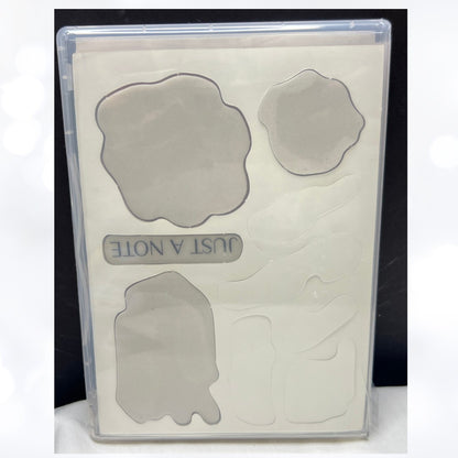 Stampin Up FLOWING FLOWERS Floral Rubber Stamps