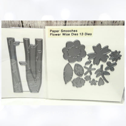 Paper Smooches FLOWER WISE Birch Trees Foliage Dies
