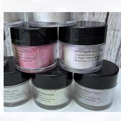 Jacquard PEARL EX Mica Pigment Powder Lot of 13