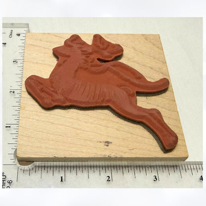 Penny Black CHRISTMAS Tree Reindeer Jingle Bells Wood Rubber Stamps Lot