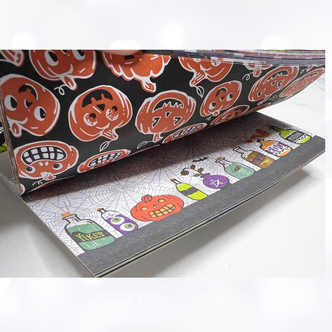 Pebbles DCW HALLOWEEN 6x6 Scrapbook Paper Cardstock Lot of 3