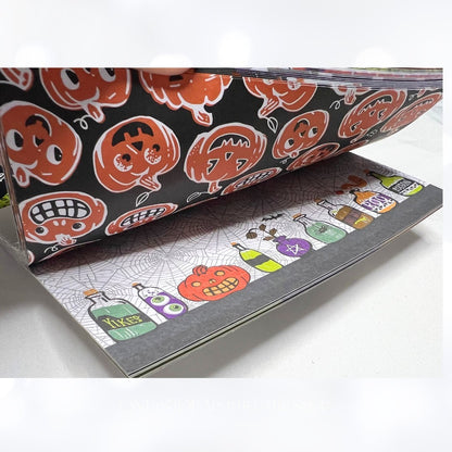 Pebbles DCW HALLOWEEN 6x6 Scrapbook Paper Cardstock Lot of 3