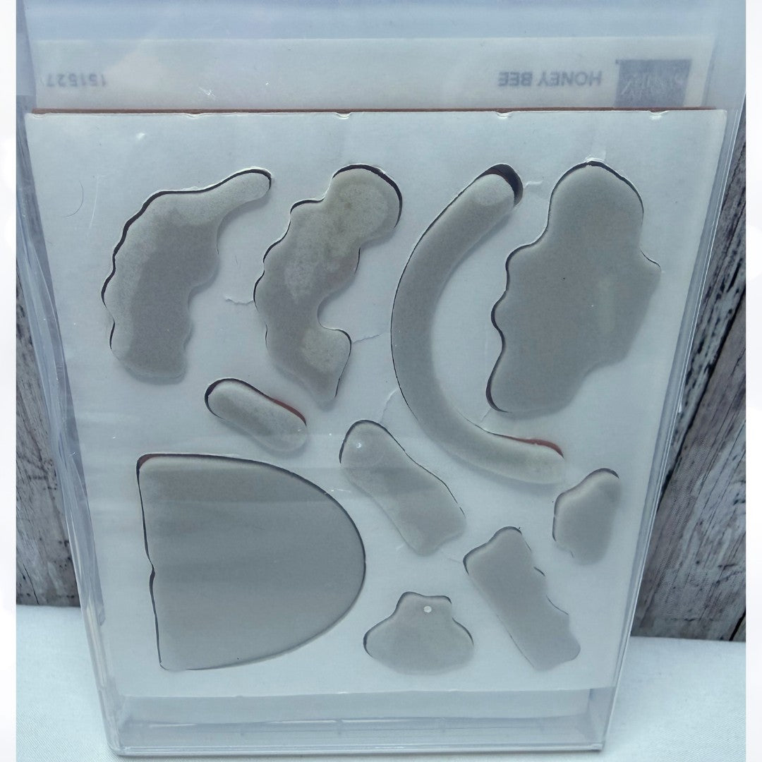 Stampin Up HONEY BEE Hive Detailed Bee Rubber Stamps Dies