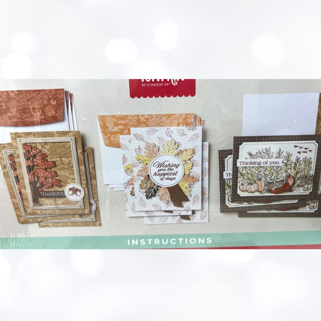 Stampin Up FALL FOR TOILE Autumn Paper Pumpkin Kit Sept 2025