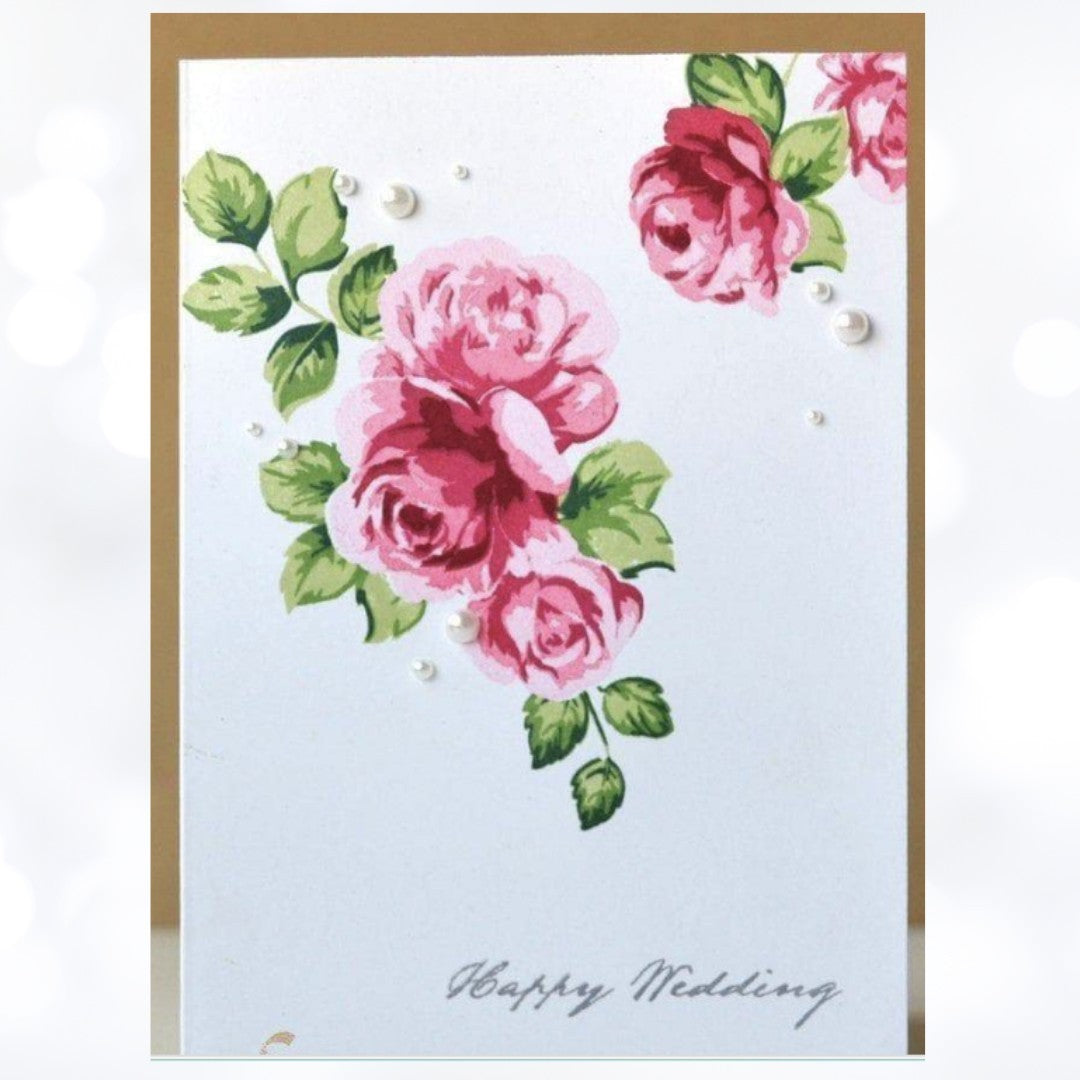 Altenew VINTAGE ROSES Florals Flowers Rubber Stamps Dies