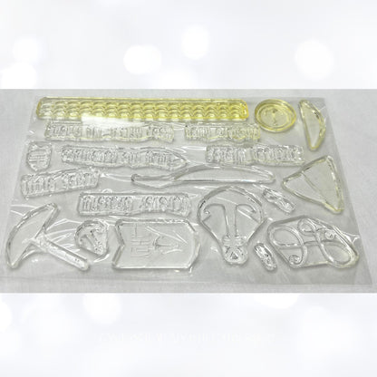 Papertrey Ink AHOY Nautical Sea Sailboat Rubber Stamps Dies