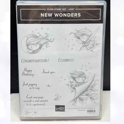 Stampin Up FAIRY WONDERS Fairies Rubber Stamps