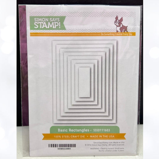 Simon Says Stamp BASIC RECTANGLES Frames Dies