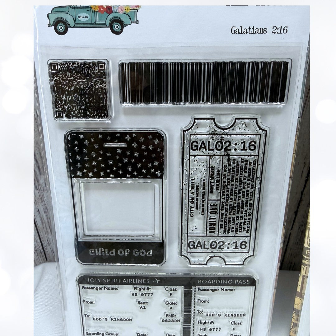 By the Well 4 God HOLY LAND All Access Travel Bible Journaling Rubber Stamps