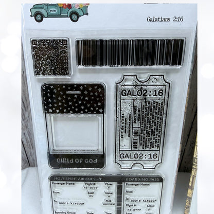 By the Well 4 God HOLY LAND All Access Travel Bible Journaling Rubber Stamps