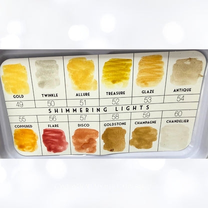Prima SHIMMERING LIGHTS Watercolor Confections 12 Colors