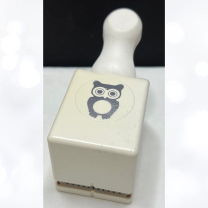 Martha Stewart EMBOSSED OWL Halloween Bird Punches Paper Punch