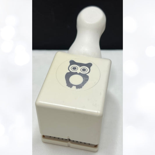 Martha Stewart EMBOSSED OWL Halloween Bird Punches Paper Punch