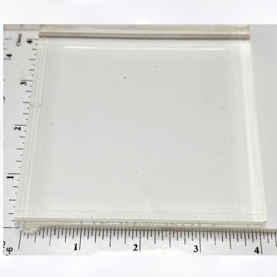 Close To My Heart ACRYLIC BLOCKS Clear Rubber Stamp Mounts Set of 6