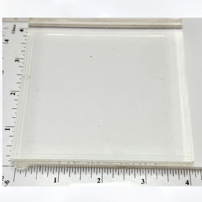 Close To My Heart ACRYLIC BLOCKS Clear Rubber Stamp Mounts Set of 6