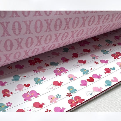 Doodlebug LOVEBIRDS Birds Love Valentines Day 6x6 Cardstock Paper Pack Rare