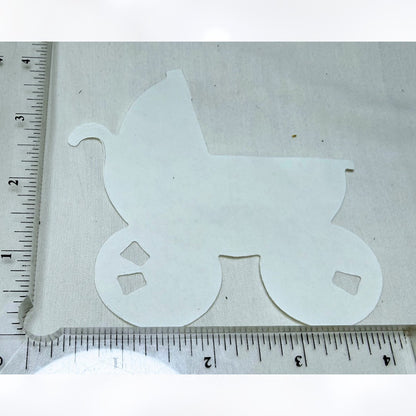 Sizzix BABY Carriage Bottle Hand Print Boy Girl Shower Dies Lot of 5