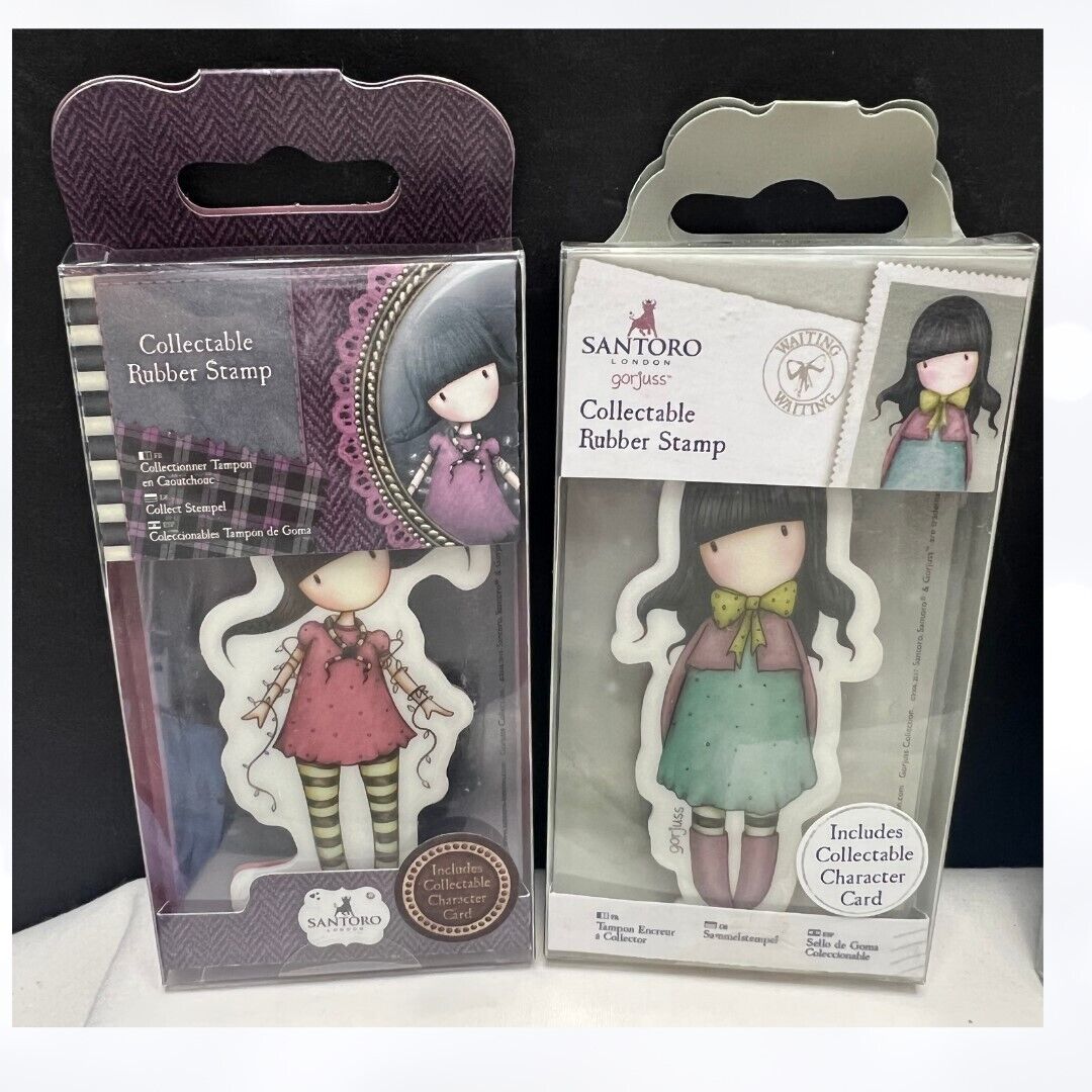 Santoro GORJUSS GIRLS Rubber Stamps Washi Lot