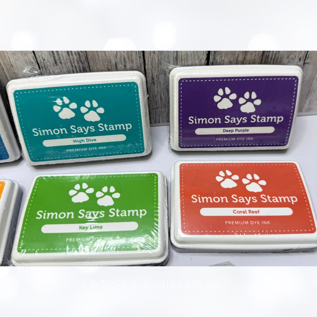 Simon Says Stamp PREMIUM DYE INK Stamp Pads Lot of 13