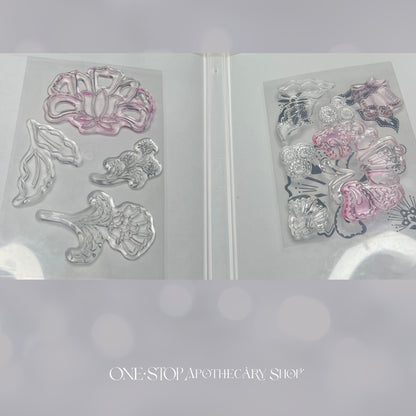 Stampin Up BATIK BOUTIQUE Flowers Floral Rubber Stamps