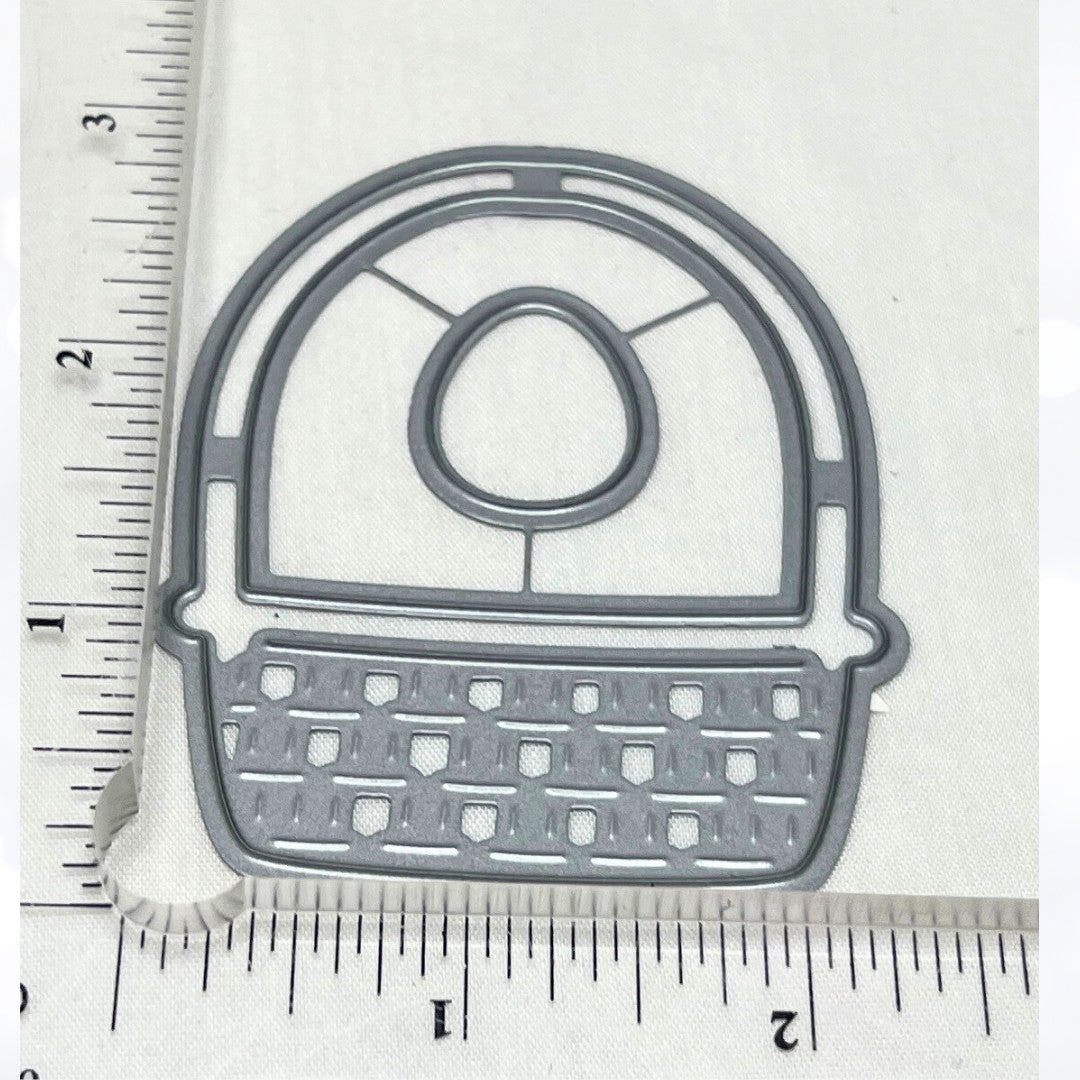 Simon Says Stamp EASTER WISHES Basket Chick Religious Rubber Stamps Dies Rare