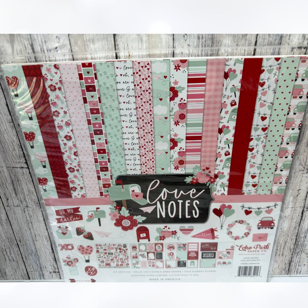 Echo Park EASTER Love Notes Summer Valentines 12x12 Scrapbook Kits Lot of 3