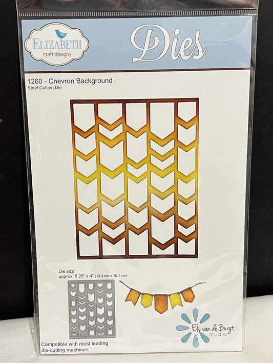 Elizabeth Craft Designs CHEVRON BACKGROUND Die